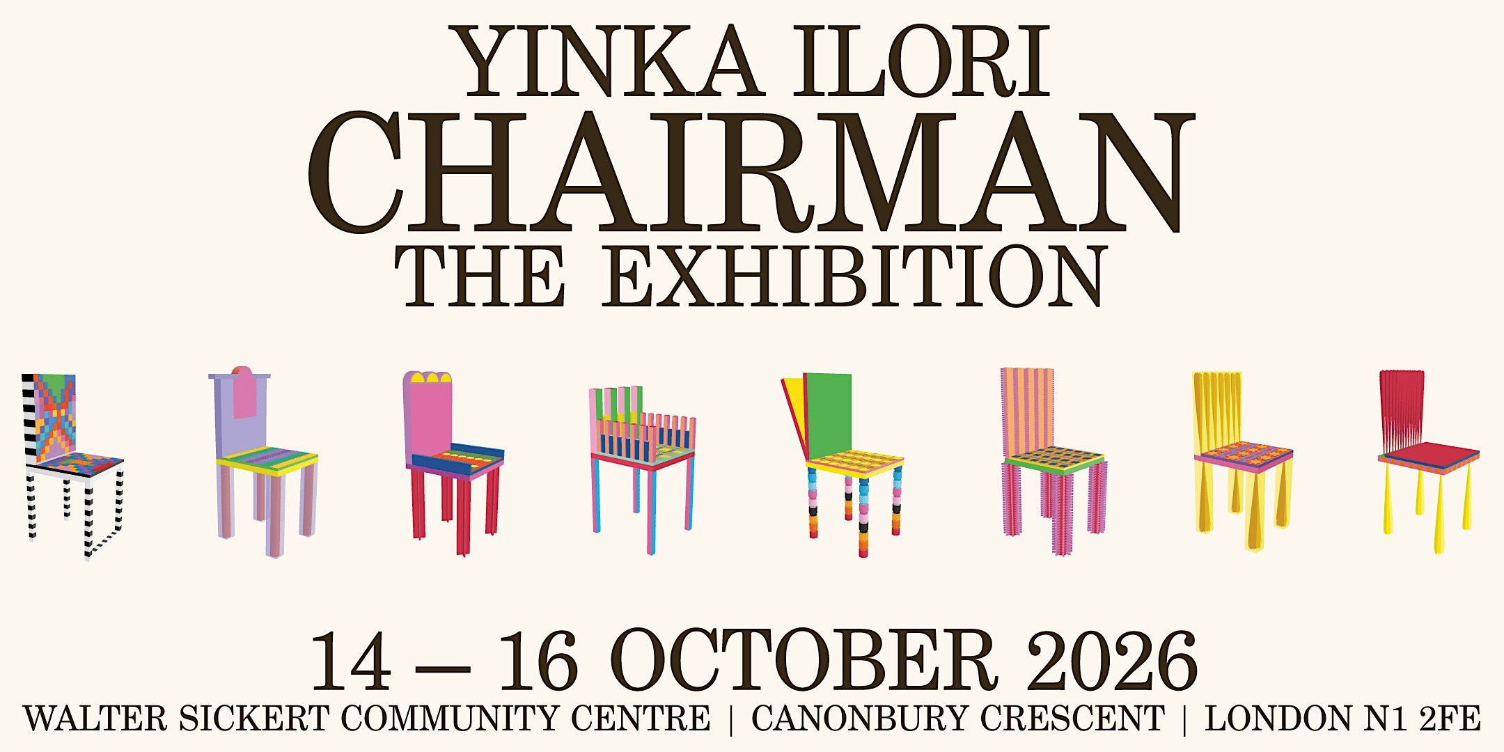 Yinka Ilori: Chairman – The Exhibition