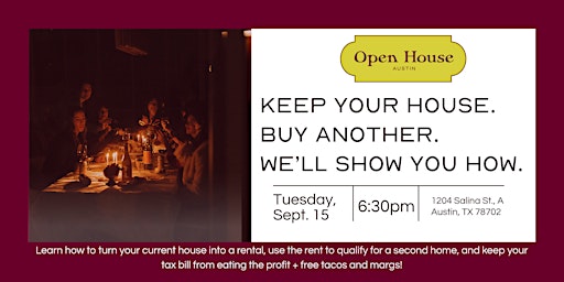 Buy your next house without selling! We'll show you how!