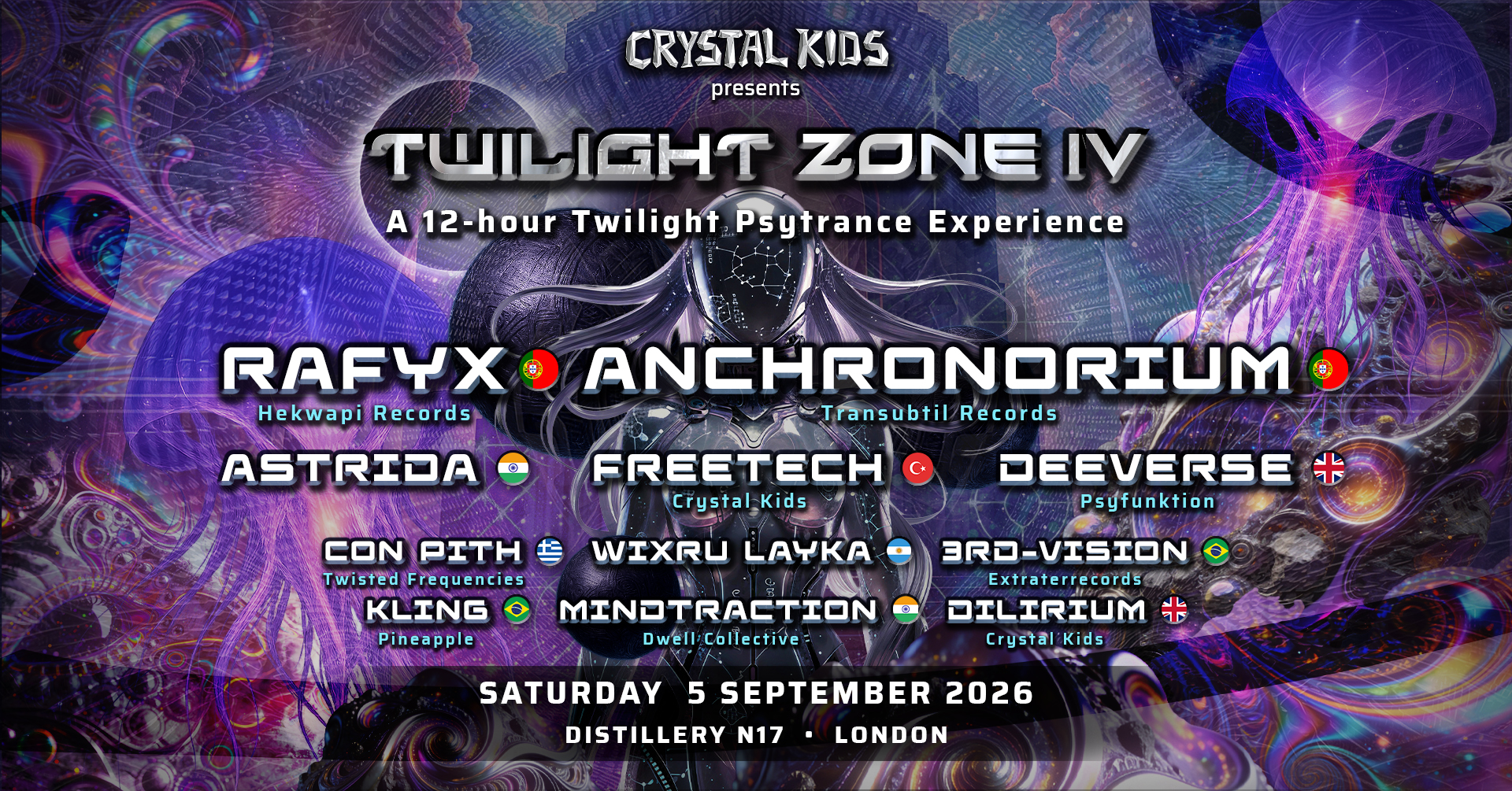 Twilight Zone IV • Rafyx, Anchronorium • London