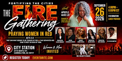 “The Fire Gathering,” hosted by Praying Women in Red