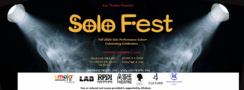 Asé Theatre Presents: Solo Fest