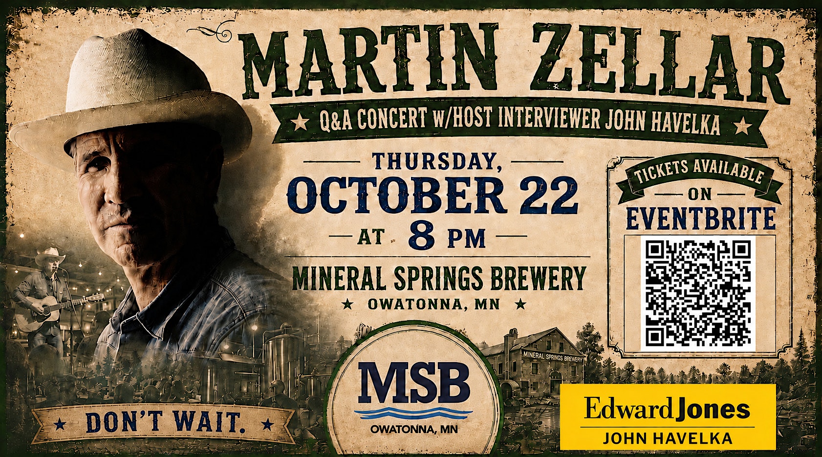 Martin Zellar Duo at Mineral Springs Brewery
