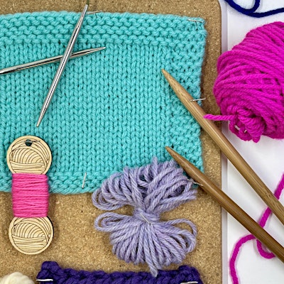 Knitting Crash Course craft workshop in Montgomery County, Md.