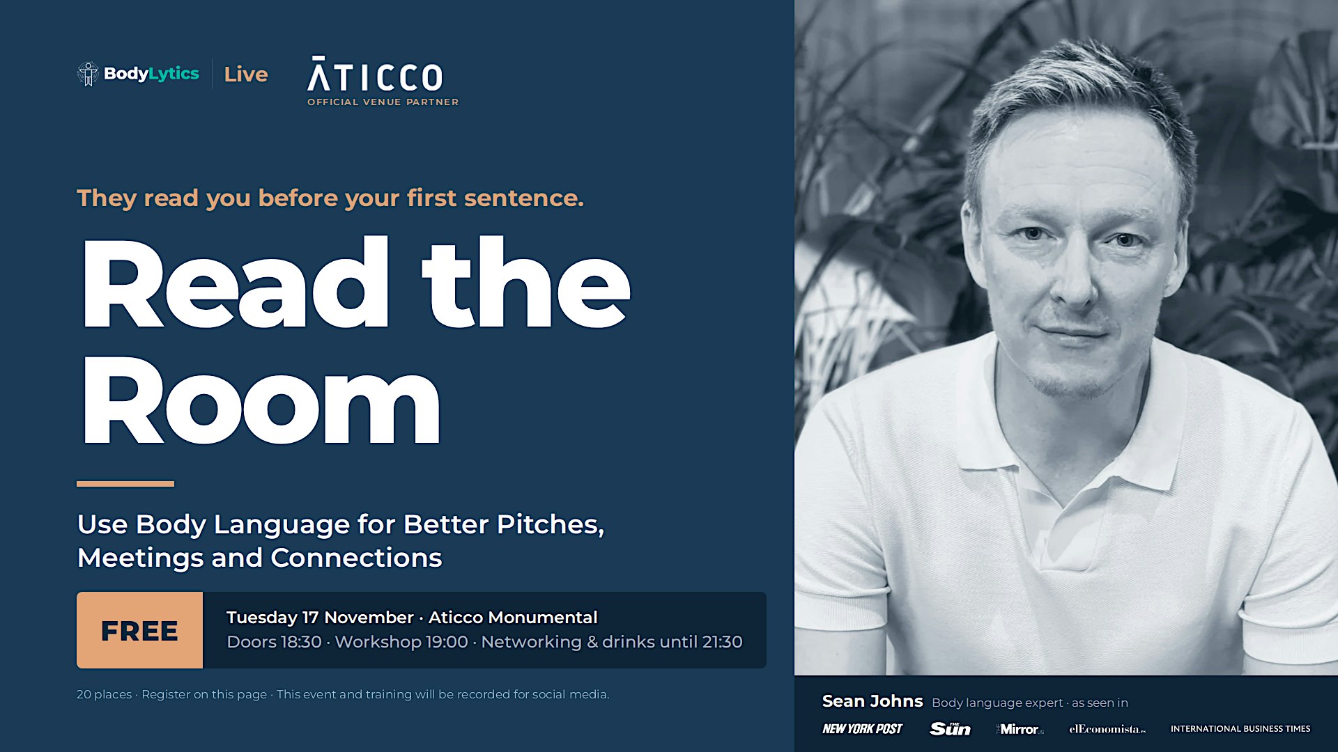 Use Body Language for Better Pitches, Meetings and Connections