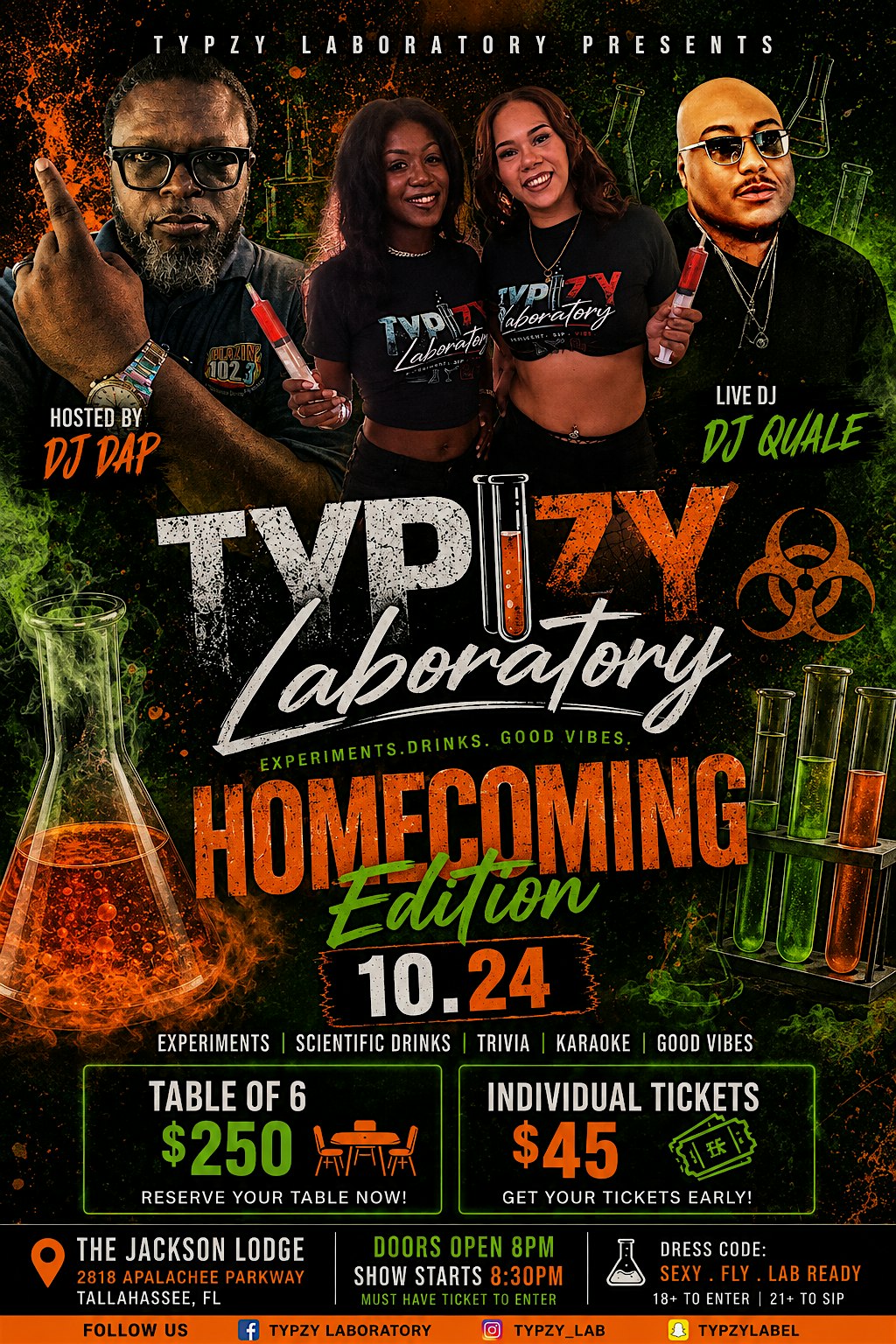 Typzy Laboratory- Homecoming Edition