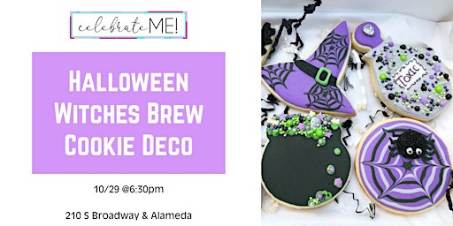 Halloween Witches Brew Cookie Decorating