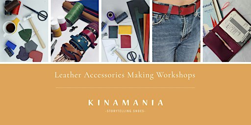 WEEKEND BREAK ★ Make your own leather belt, notebook, wallet, bracelet ★