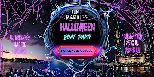 Official Uni Halloween Boat Party + Free After Party!