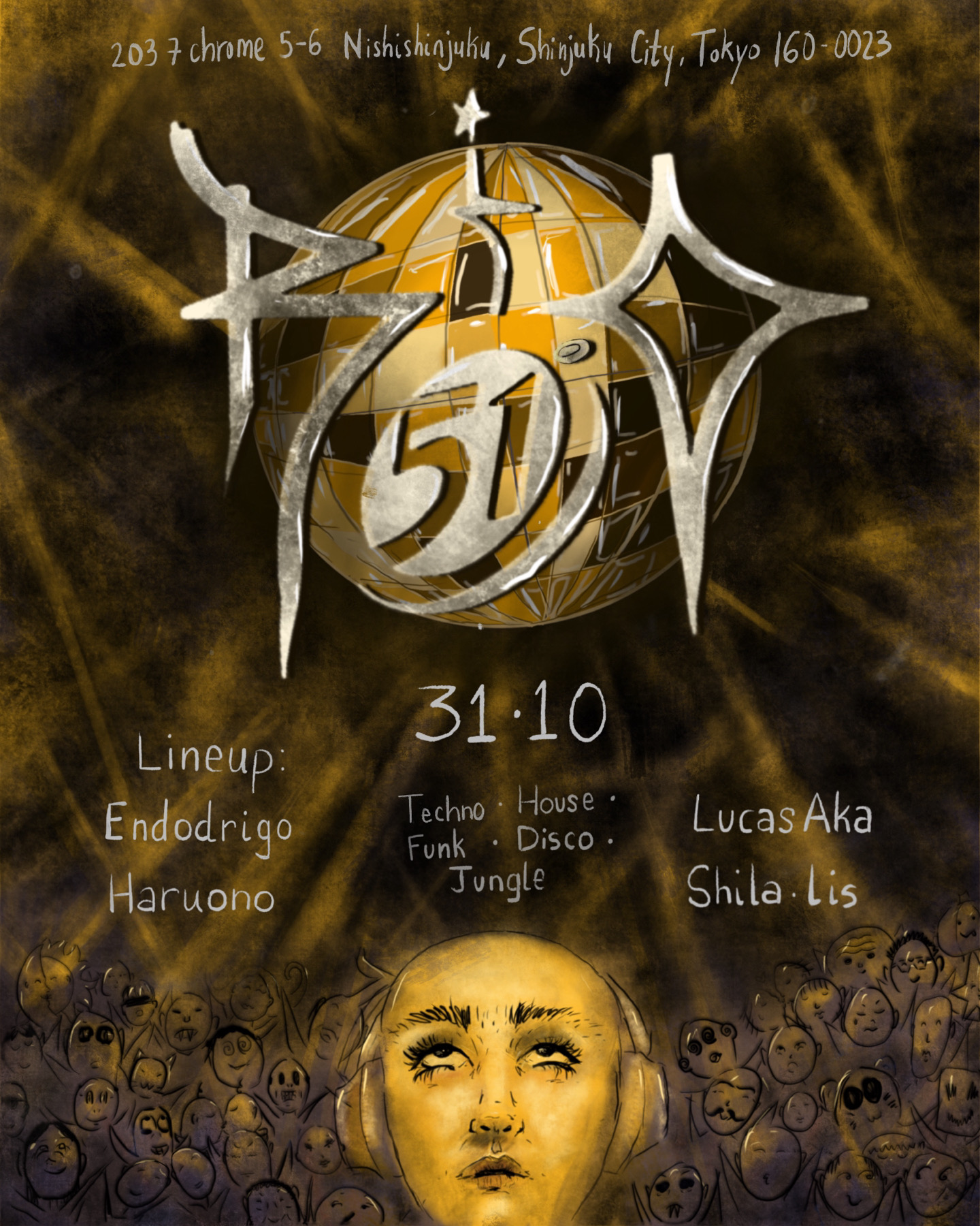 Rio51 Brazilian eletronic underground music event