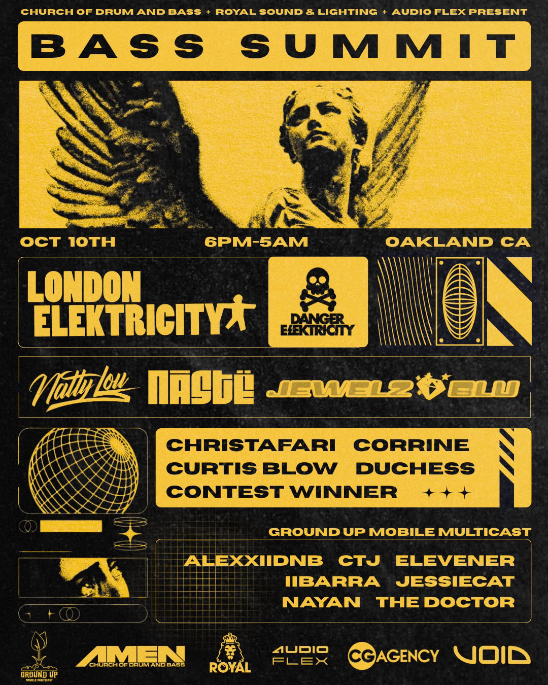 BASS SUMMIT: London Elektricity, Natty Lou, Jewelz Blu