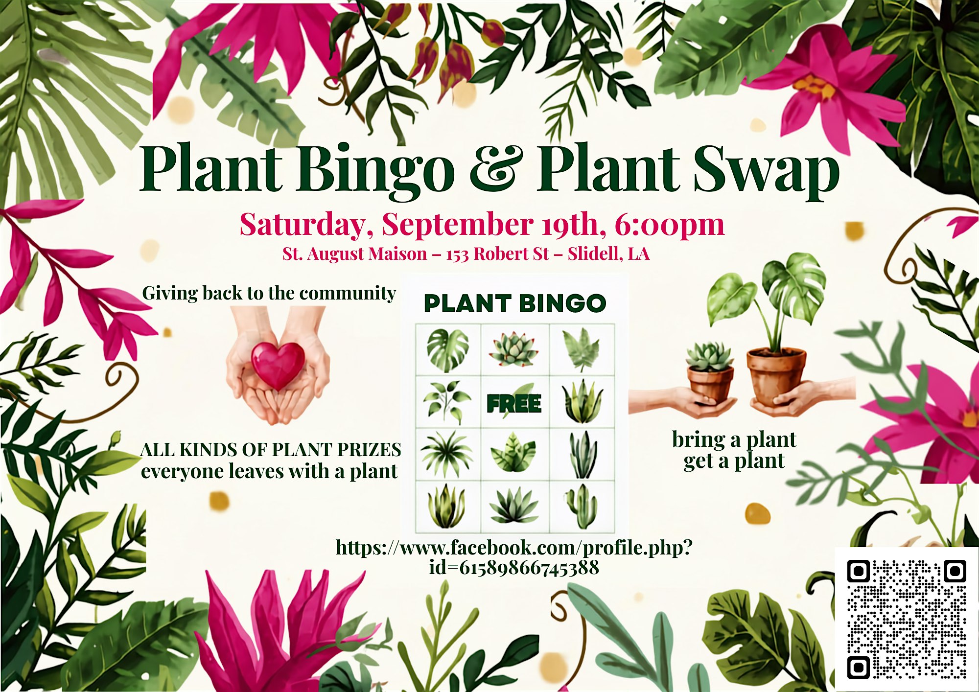 Plant Bingo & Plant Swap