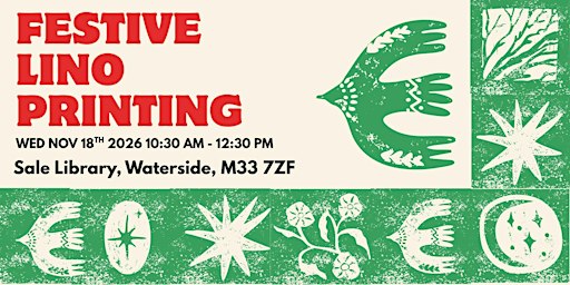 Festive Lino Printing with Caroline Coates