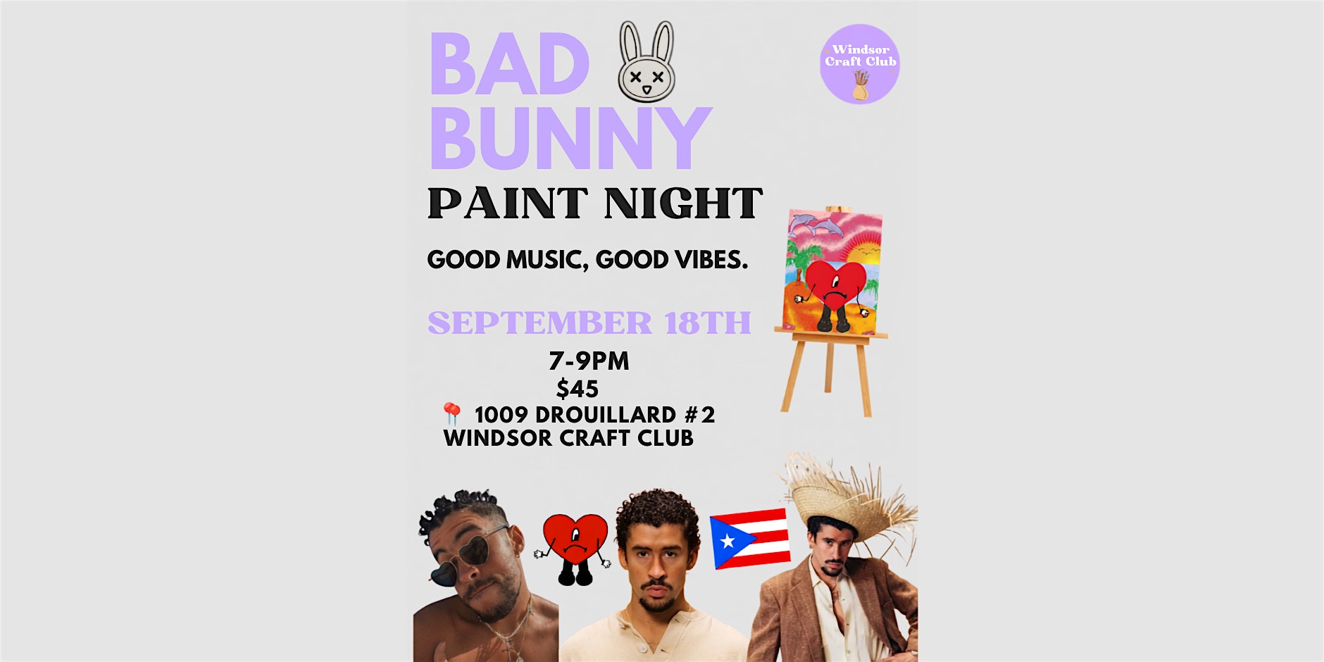 Bad Bunny Paint Night