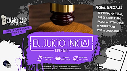 El Juicio Inicial  - Stand Up  OPENMIC