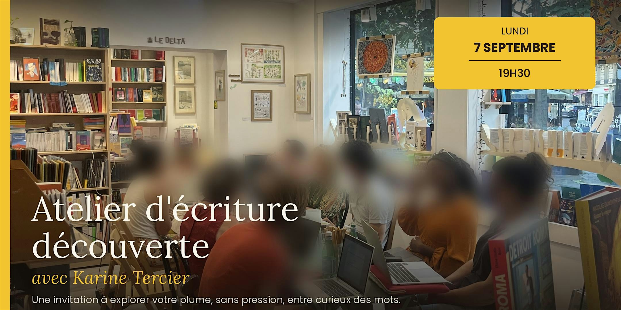 Atelier d'écriture - soirée découverte