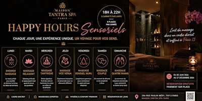 Massage Couple Paris Happy Hour Sensoriel du Samedi