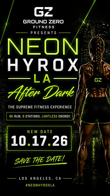 NEON HYROX SIMULATION