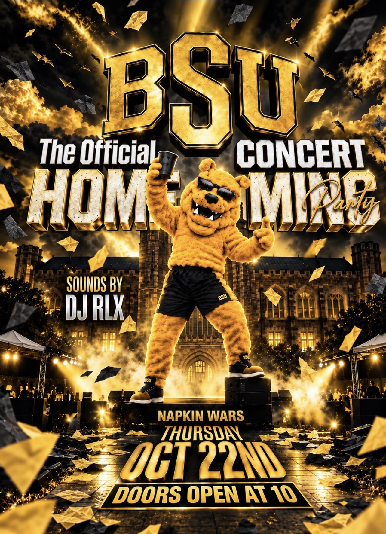 HOMECOMING CONCERT  OFFICIAL AFTER PARTY 💛🖤