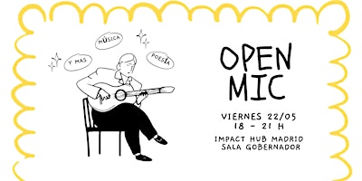 Open Mic artístico: música, poesía ¡y lo que surja!