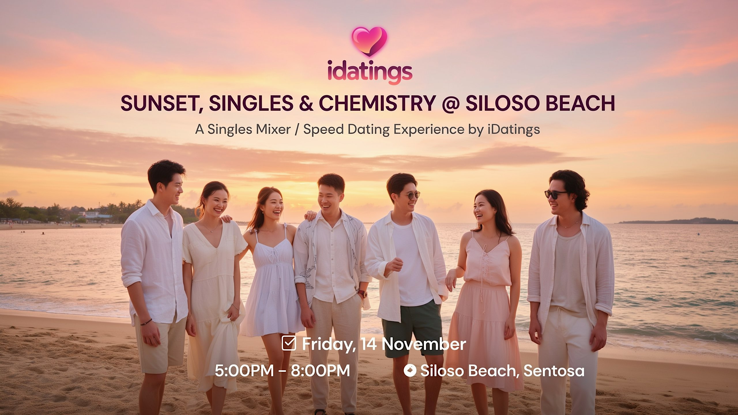 SUNSET, SINGLES & CHEMISTRY @ SILOSO BEACH