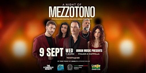 A NIGHT WITH MEZZOTONO | 9 SEPTEMBER