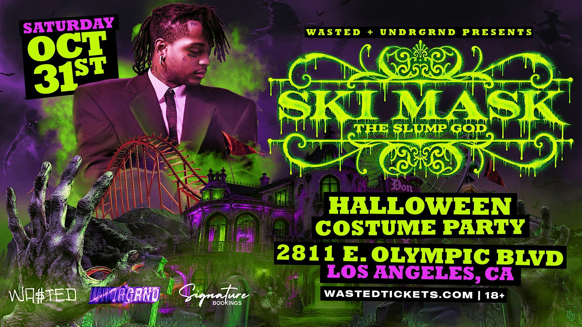 Los Angeles: SKI MASK THE SLUMP GOD — HALLOWEEN NIGHT @ Don Quixote [18+]