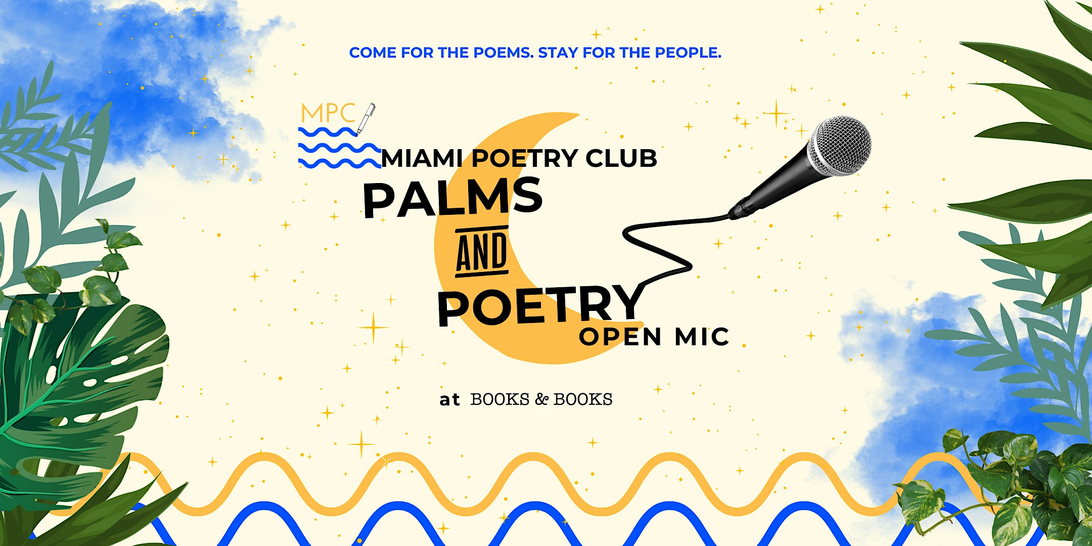 Palms & Poetry – Open Mic @ Books & Books