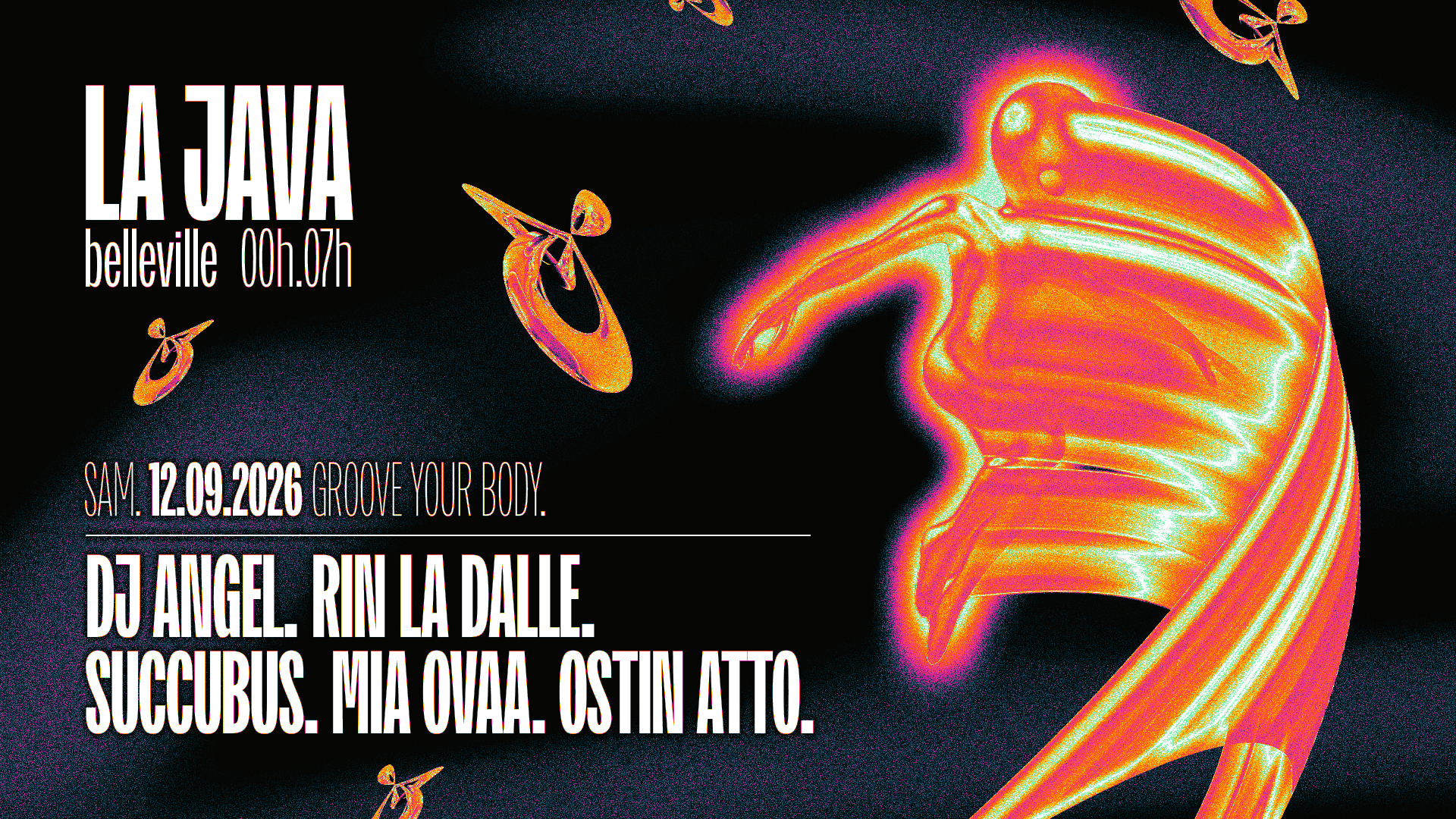 Dj Angel, Rin La Dalle, Succubus & More: Groove your body