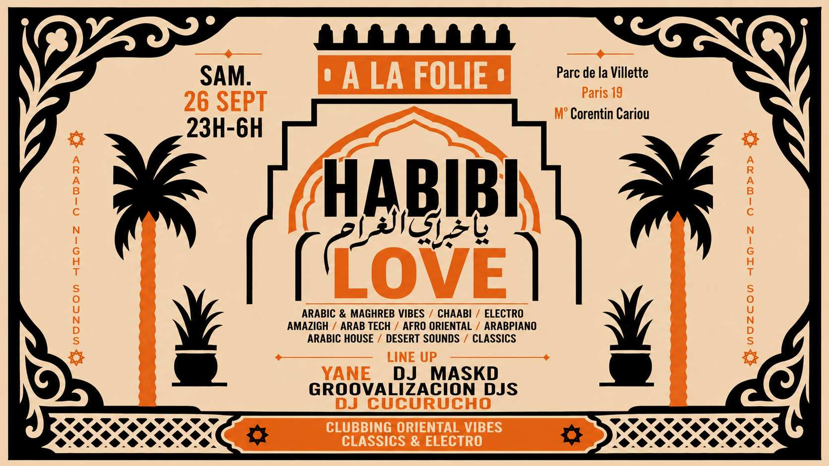 Habibi Love - Arabic Night Sounds à La Villette 