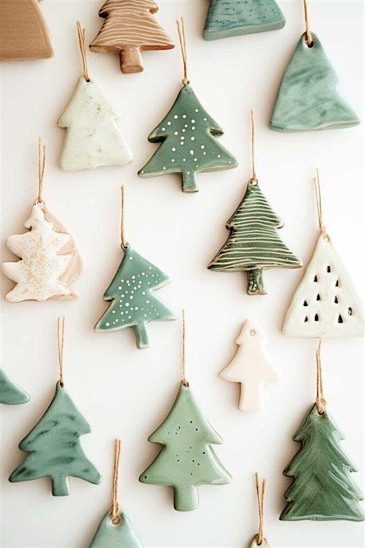 Clay Workshop,  Make Your Ceramic Christmas Ornaments,  Beginner Friendly