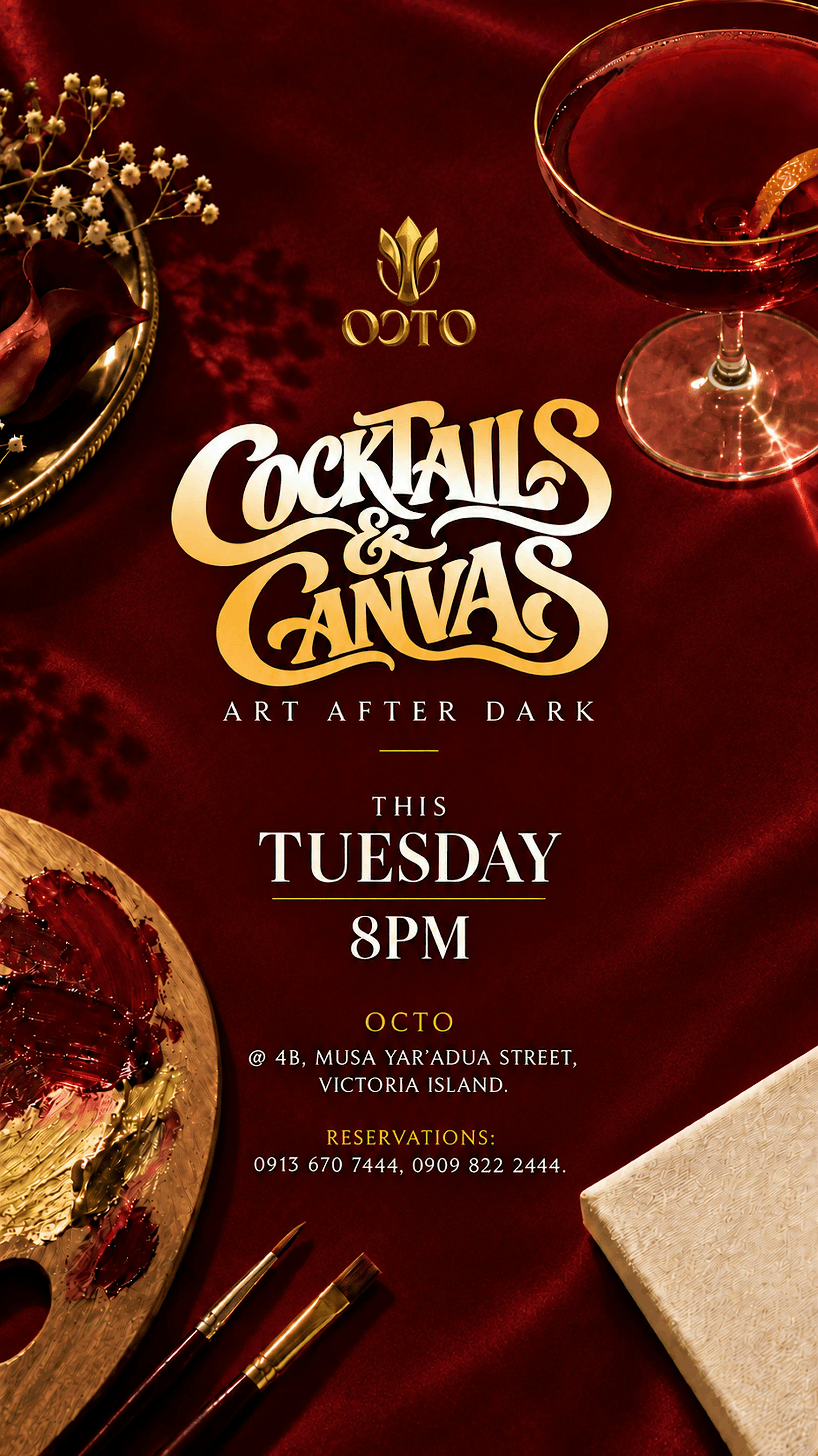 Art After Dark: Cocktails & Canvas