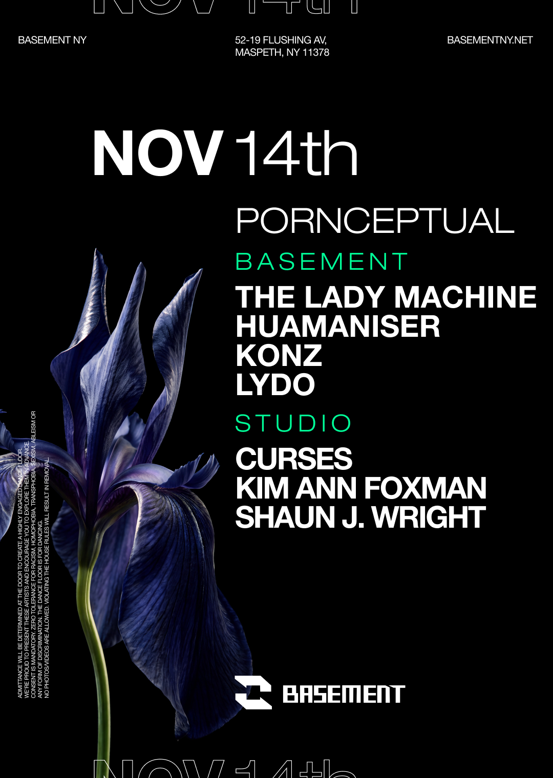 Pornceptual: The Lady Machine/ Huamaniser/ KONZ/ LYDO/ Curses/ Kim Ann Foxman / Shaun J. Wright