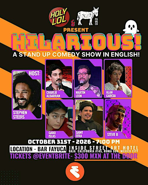 HILARIOUS!  A (Spooky) Stand Up Comedy Show in English