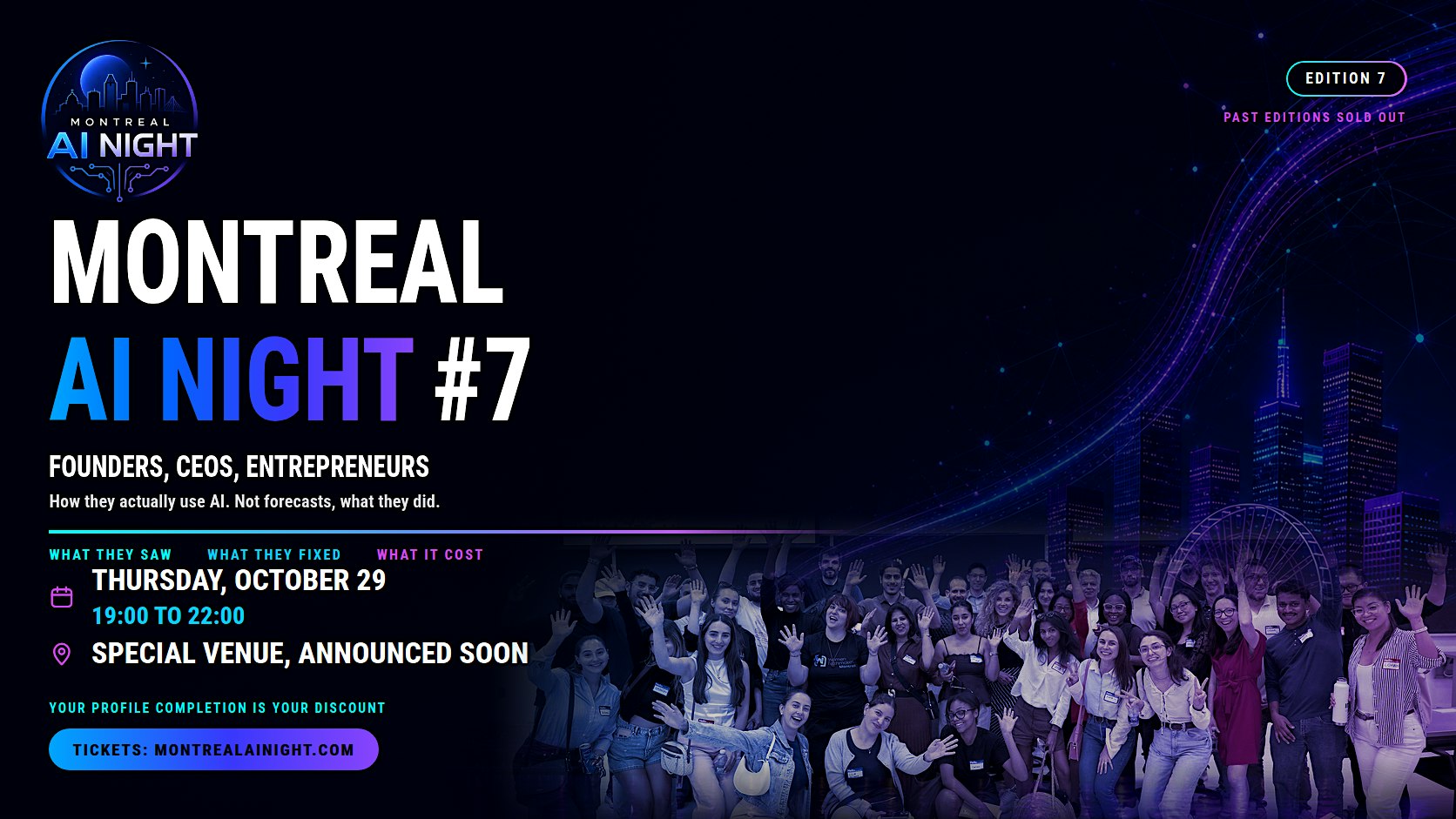 Montreal AI Night - Event #7 - Panel