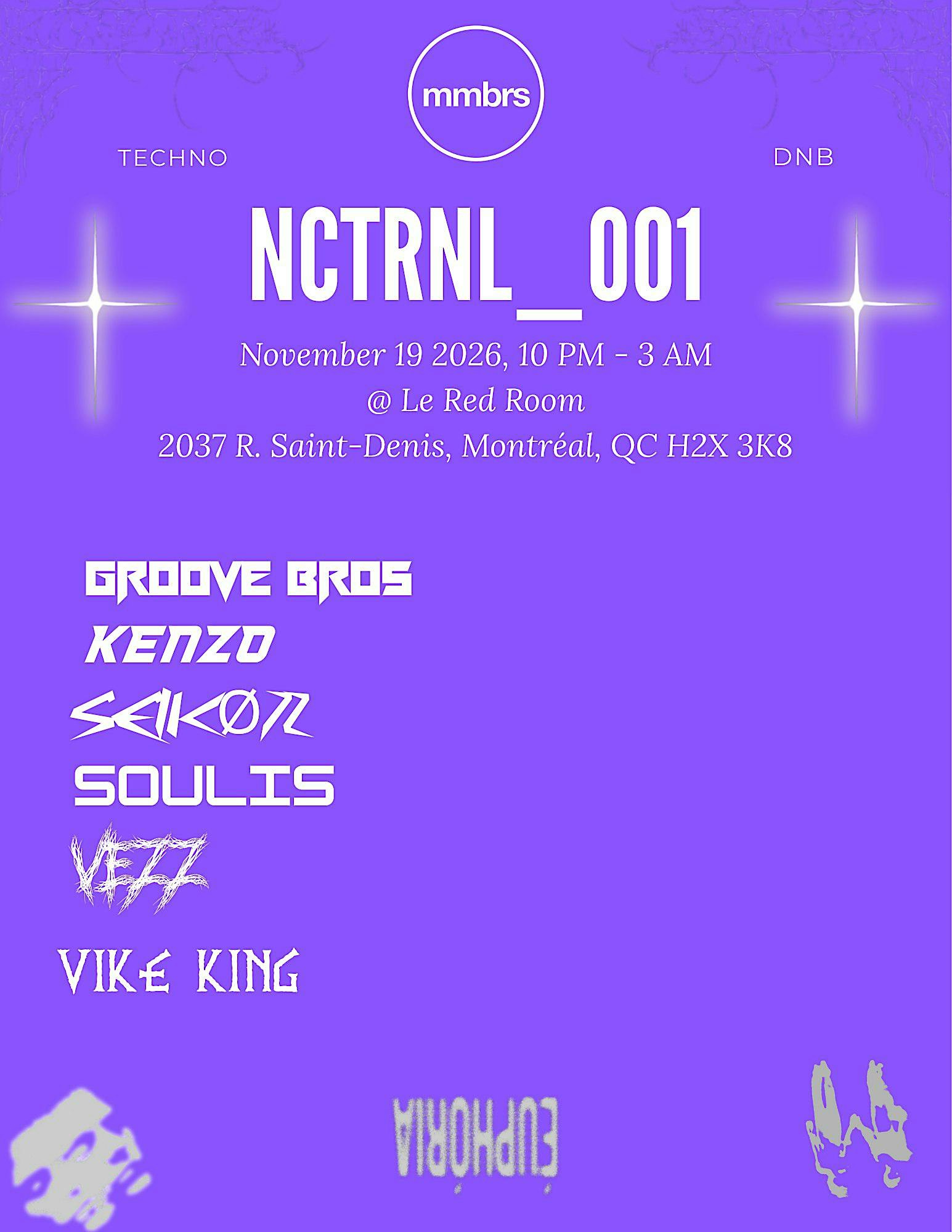 NCTRNL_001 // @ Le Red Room