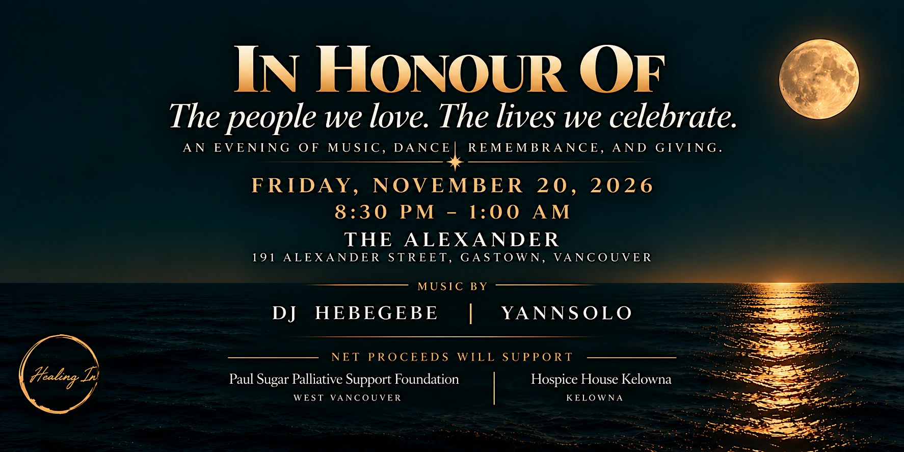 In Honor Of - The people we love. The lives we celebrate.