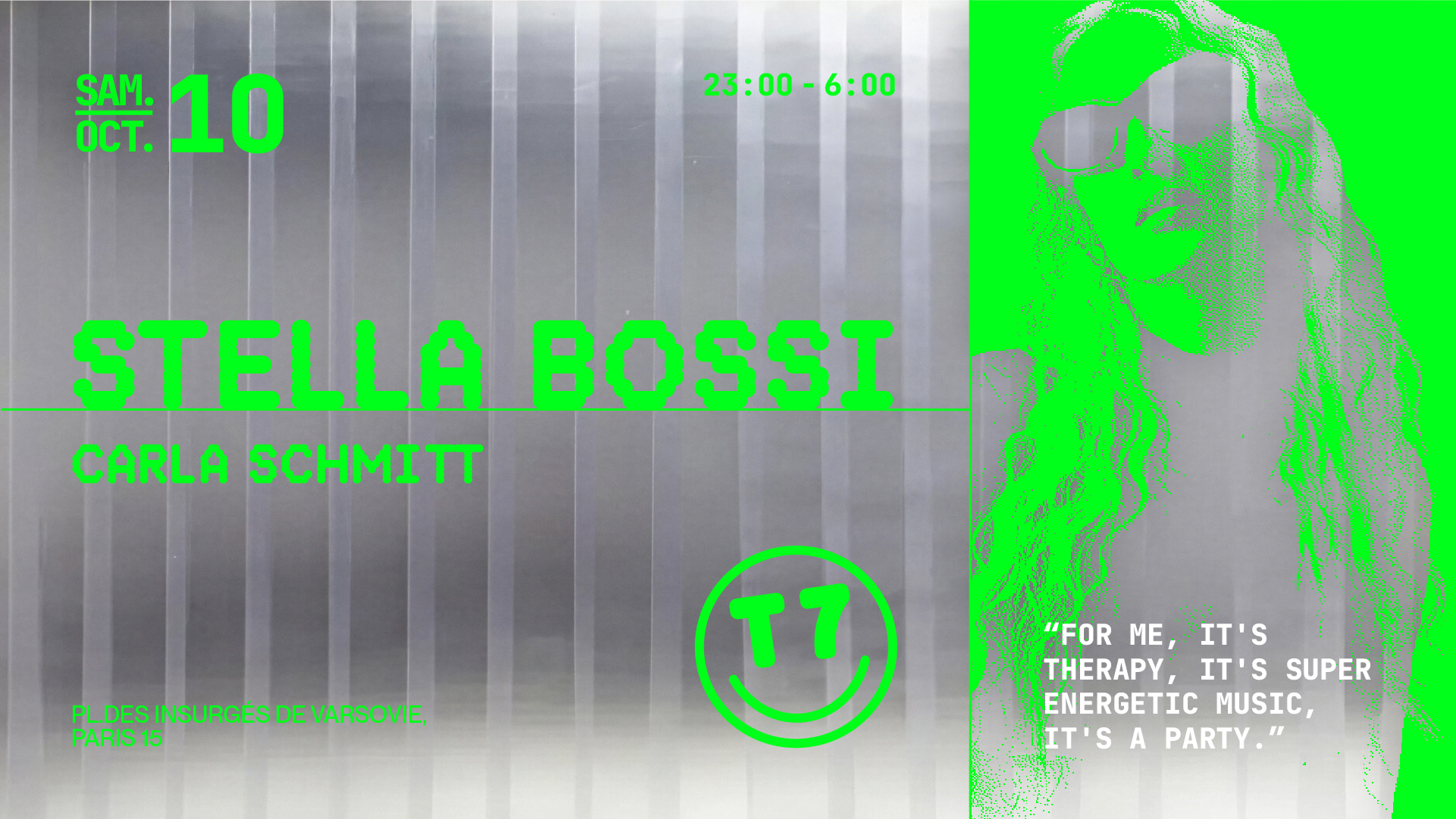 T7: STELLA BOSSI, Carla Schmitt