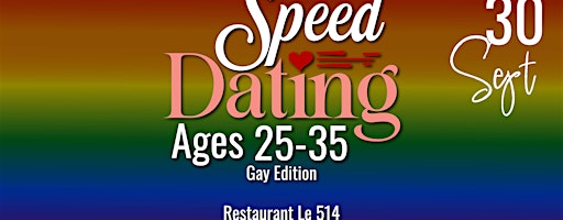 Speed Dating | Ages 25-35 | Gay Edition