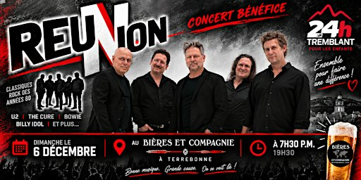 Concert bénéfice Reunion au profit du 24h Tremblant
