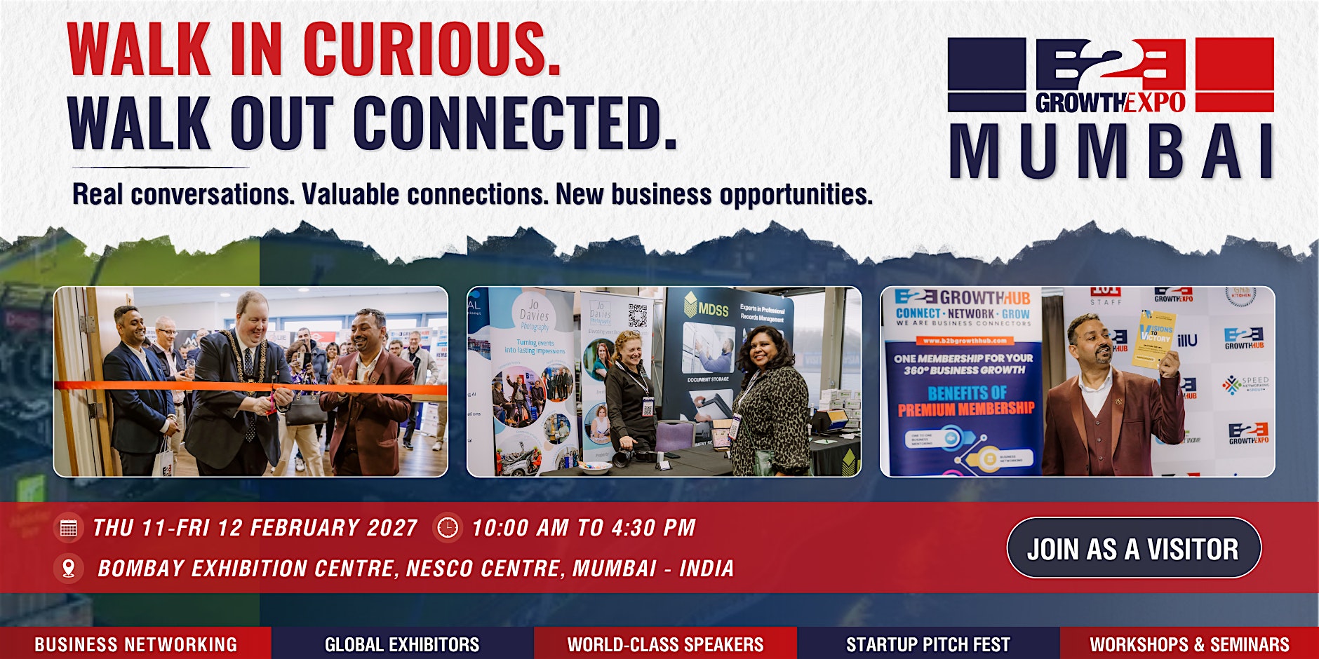 Mumbai B2B Growth Expo 2027 | Book Your Visitors Ticket At Premier B2B Show
