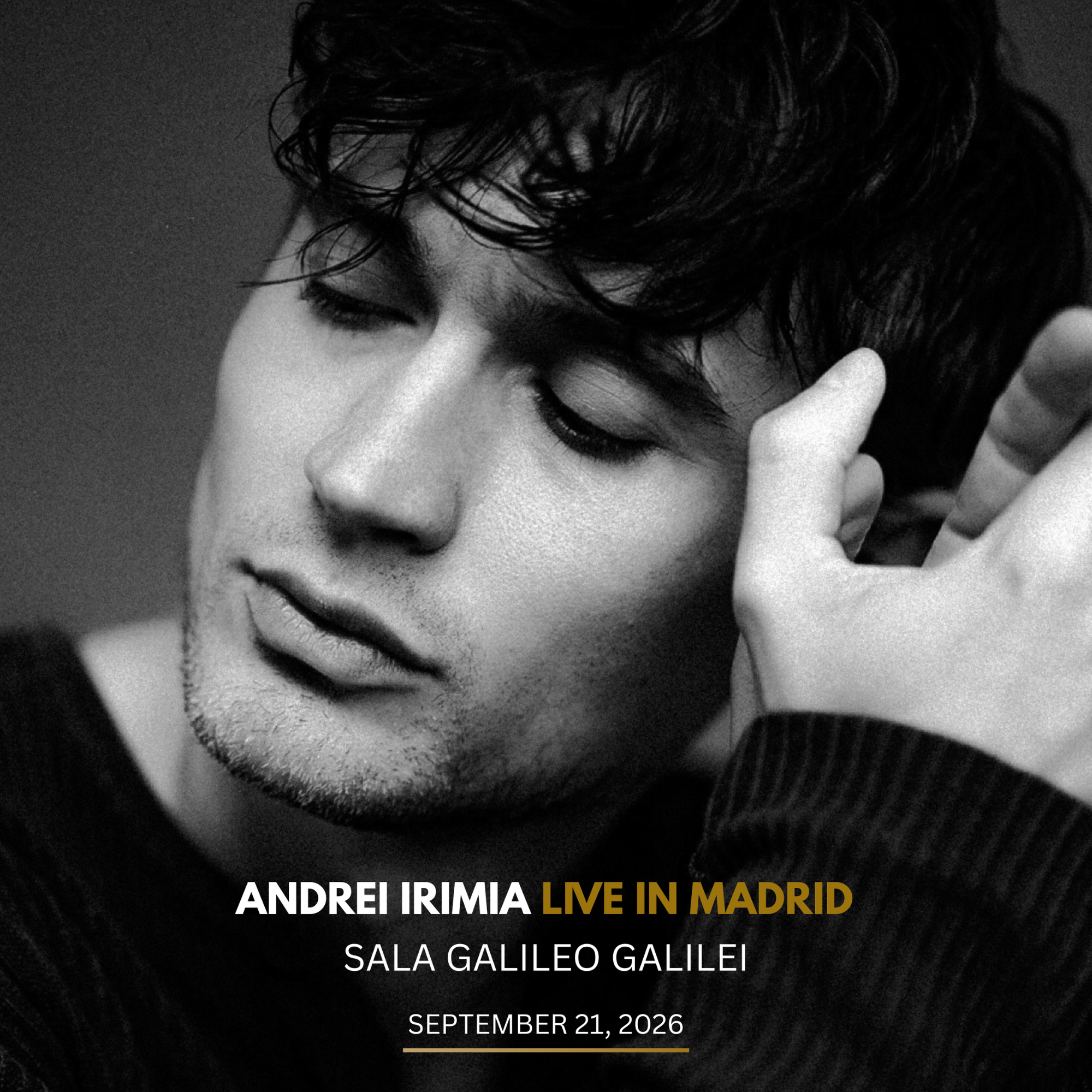 Andrei Irimia - Sala Galileo Galilei - European Tour 2026