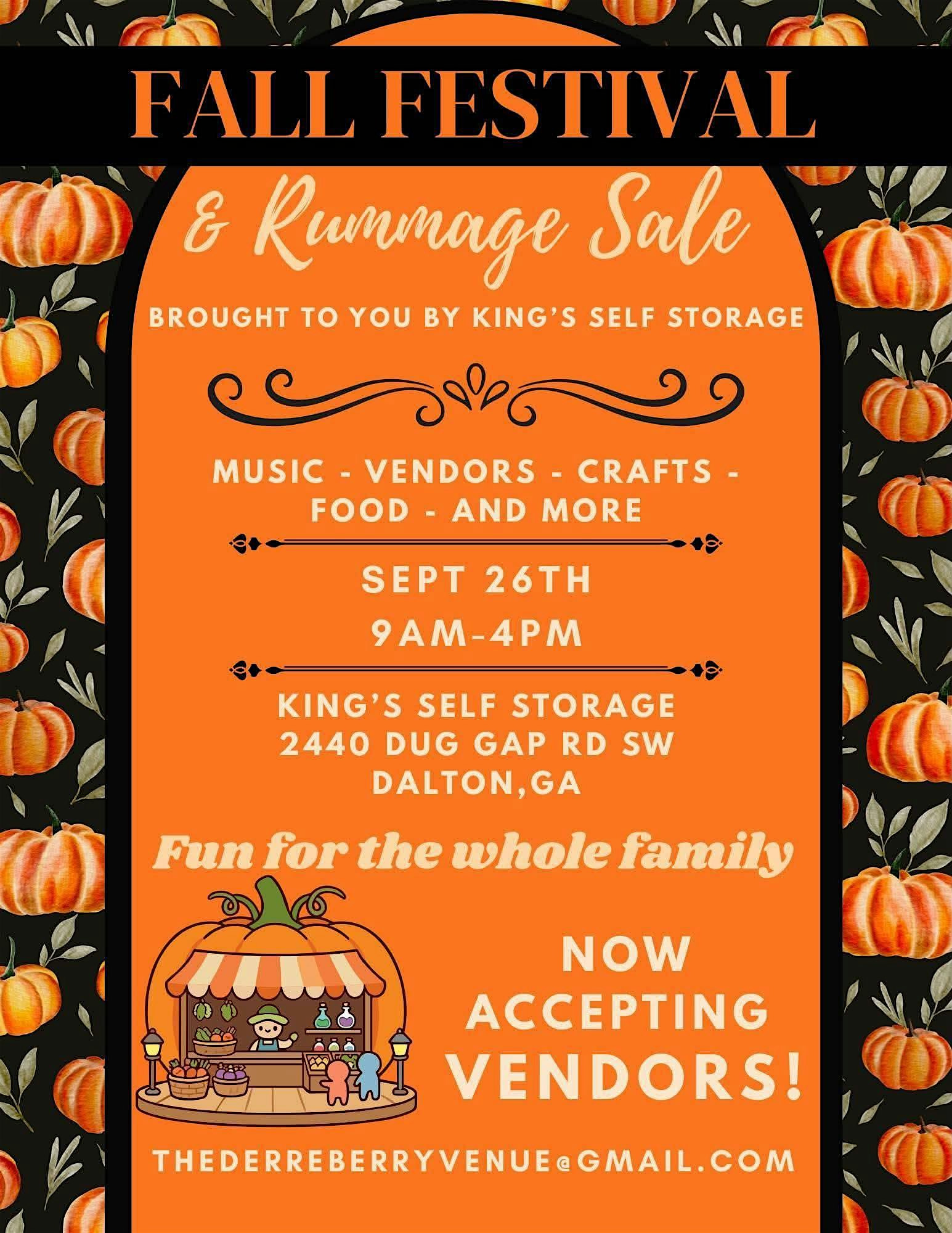 King's Self Storage Fall Festival and Rummage Sale