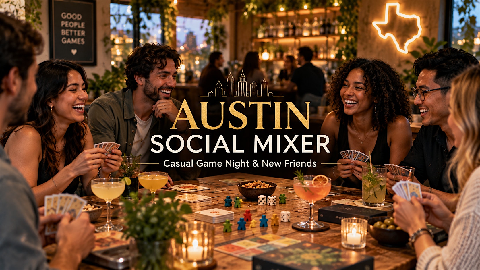 Austin Social Mixer: Casual Game Night & New Friends