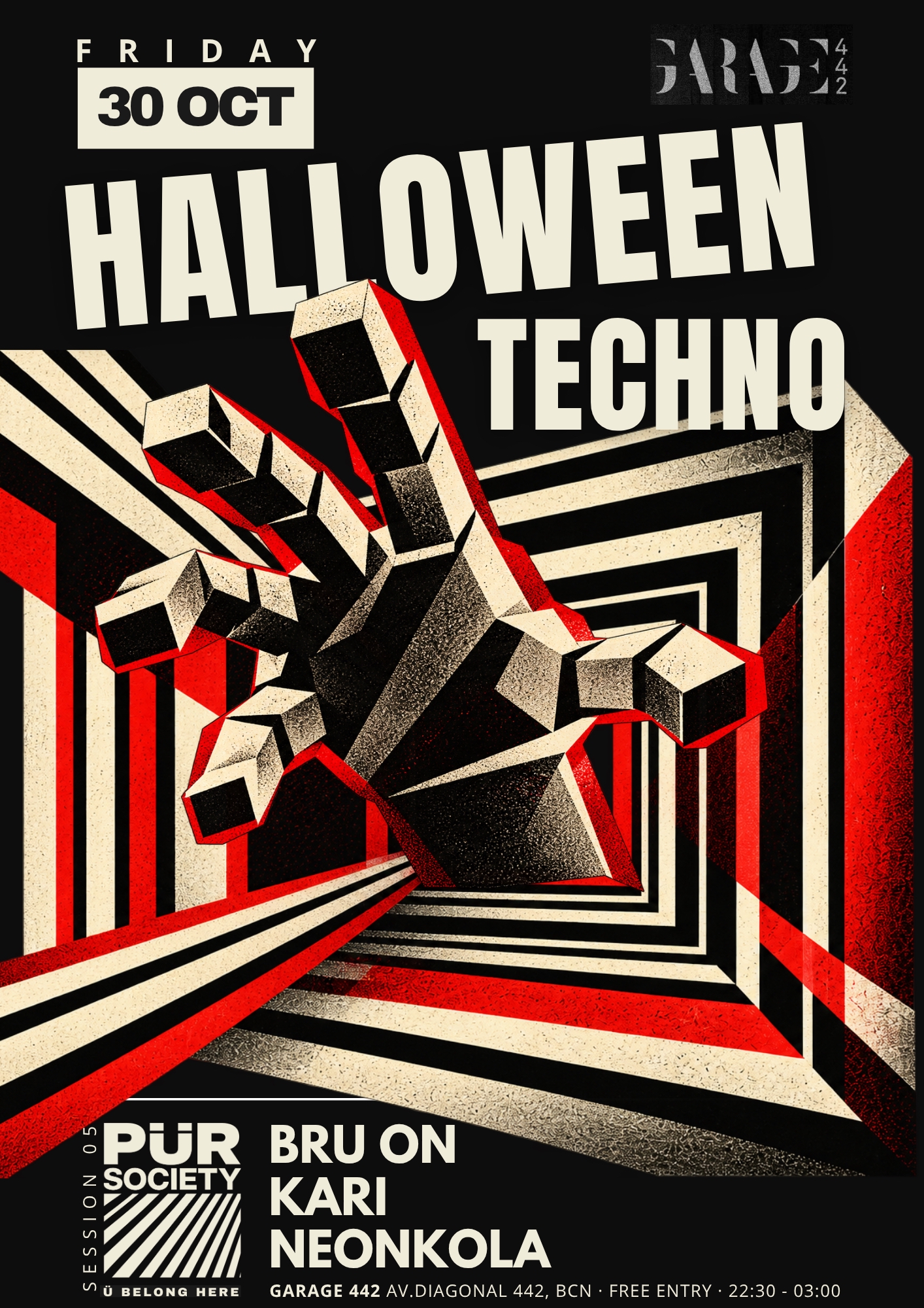 PÜR Society HALLOWEEN Special @Garage442
