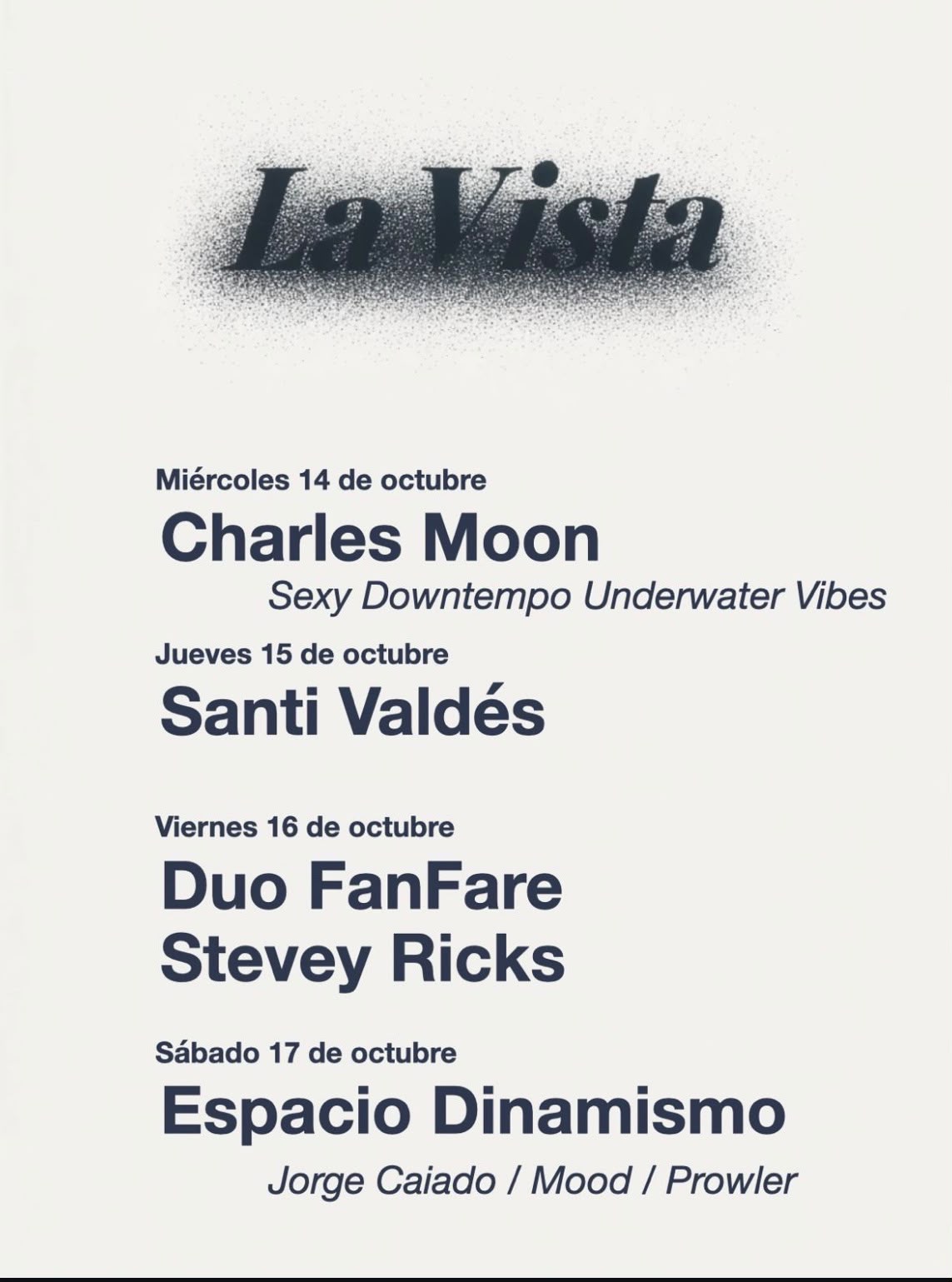 La Vista Semana 14-17