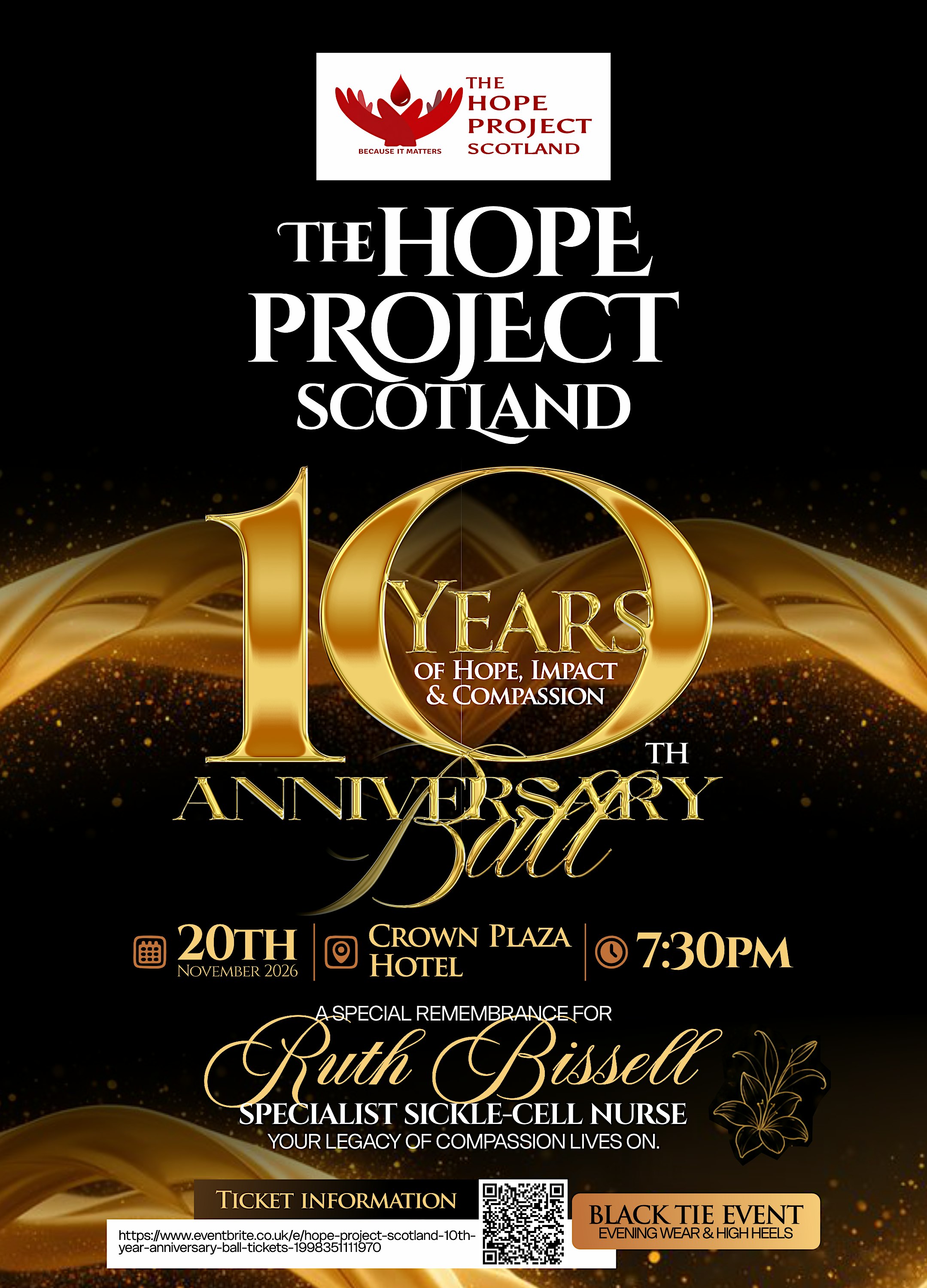 Hope Project Scotland 10th Year Anniversary Ball