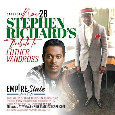 Stephen Richard Tribute to Luther Vandross