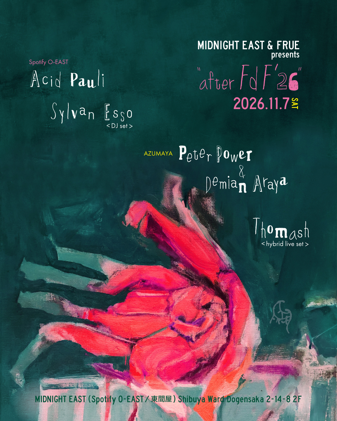 MIDNIGHT EAST & FRUE presents 'after FdF'26'
