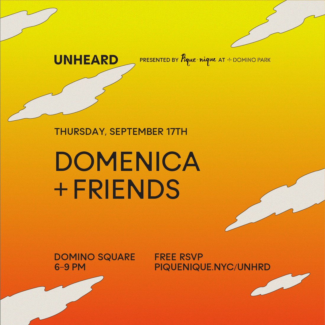 Unheard at Domino Park: Domenica & Friends