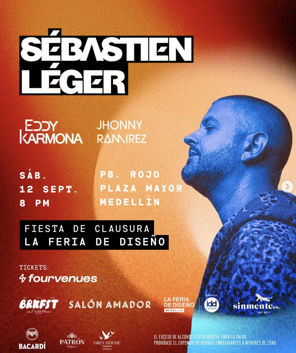 Sébastien Léger at Plaza Mayor Medellín [Melodic House / Organic House]